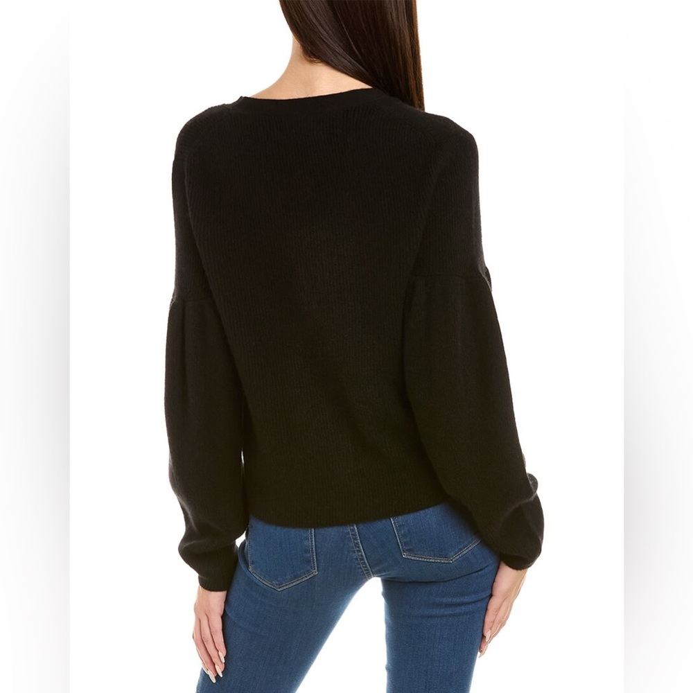 Nadaam Puff Sleeve Cashmere Cardigan - US Medium - Picture 2 of 5
